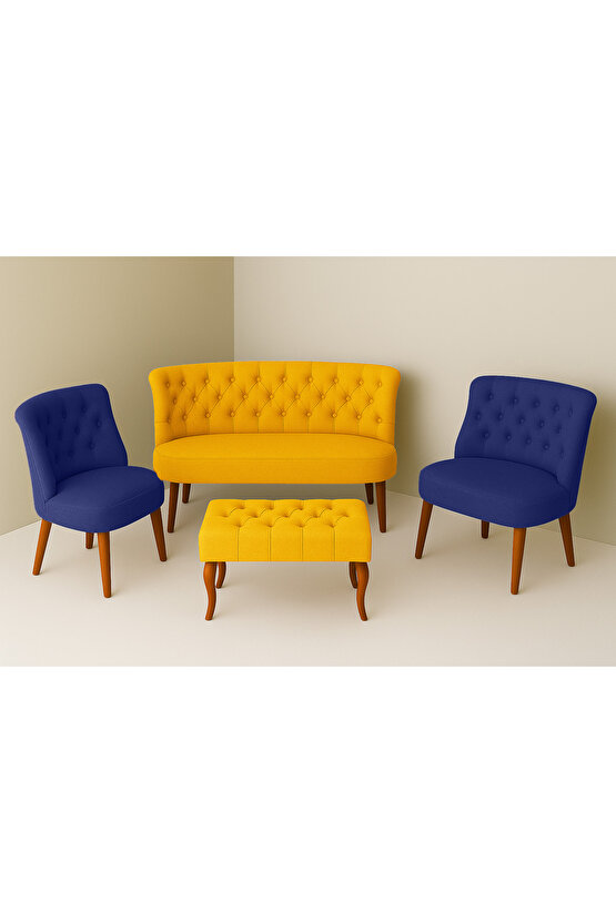 Kutay Çay Seti Koltuk Takımı - Fenerbahçelilere Özel