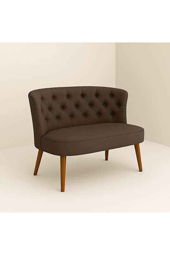 İkili Koltuk Kahverengi - Çay Seti Koltuk