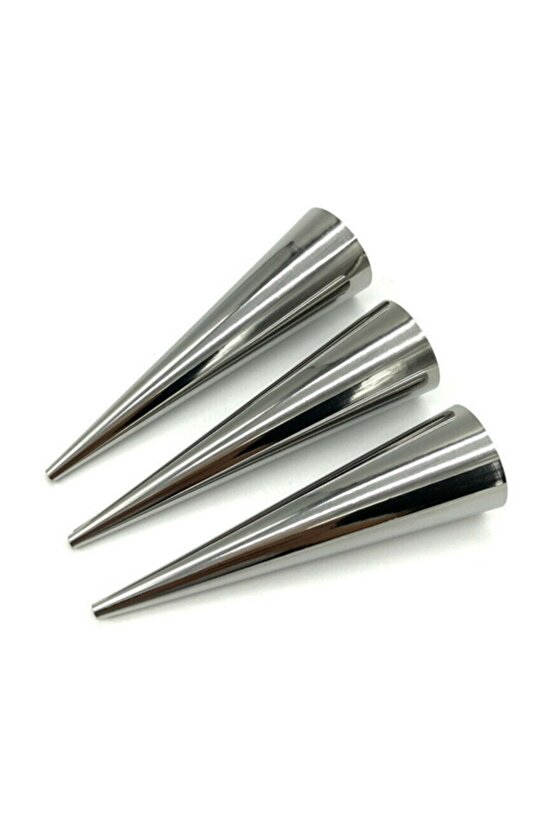 Narkalıp Korne Kalıbı Torpil Huni Tatlı Kalıbı 12 Adet 9,5cm