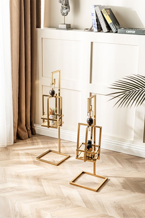 KAPLAMA METAL DEKORATIF COK AMACLI BIBLO, MUMLUK