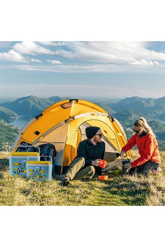 Clb24lm 24 Litre Limon Desenli Buzluk 2 Adet 400gr. Buz Kaseti