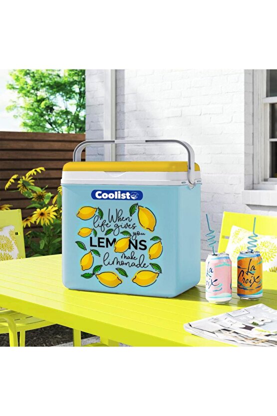 Clb24lm 24 Litre Limon Desenli Buzluk 2 Adet 400gr. Buz Kaseti
