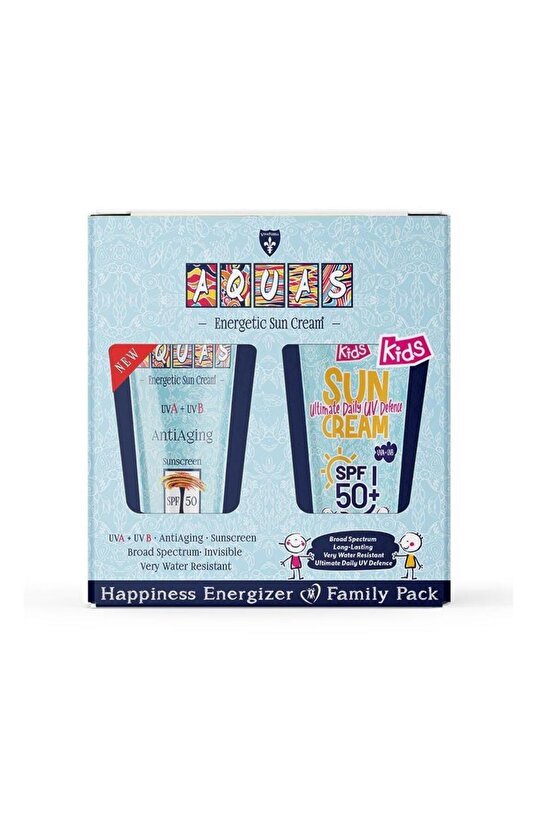 Aile Seti SPF 50 Sun Cream + SPF 50+ Kids Sun Cream Güneş Kremi