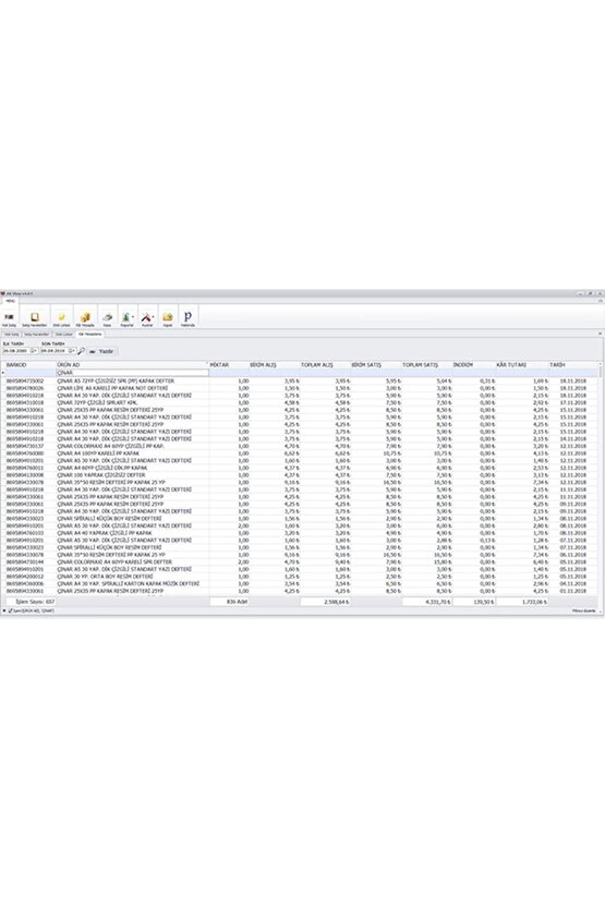 Barkodlu Satış Programı & Market Programı