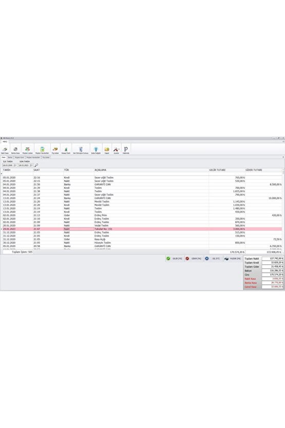 Online Cari Takip Programı