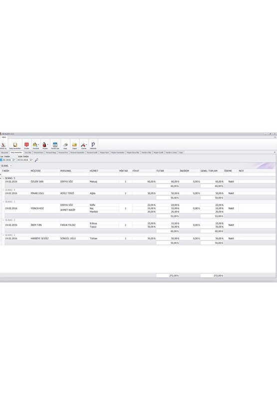 Bay & Kuaför Programı & Güzellik Salonu Programı