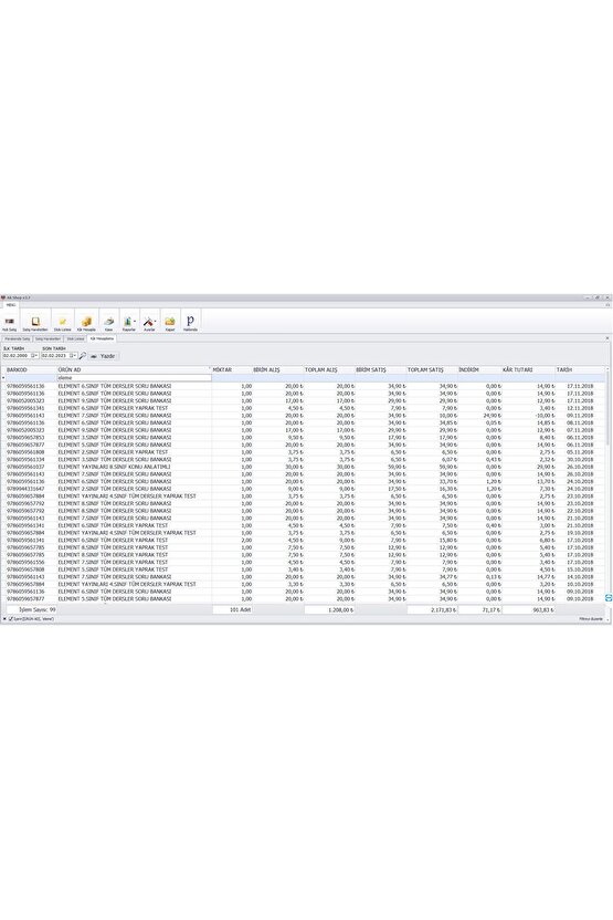 Barkod Satış Sistemi & Market Programı & Fiş Yazıcı & Kablolu Barkod Okuyucu