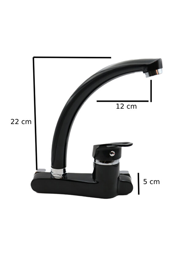 Meriç Aplike Mutfak Batarya Düz Boru