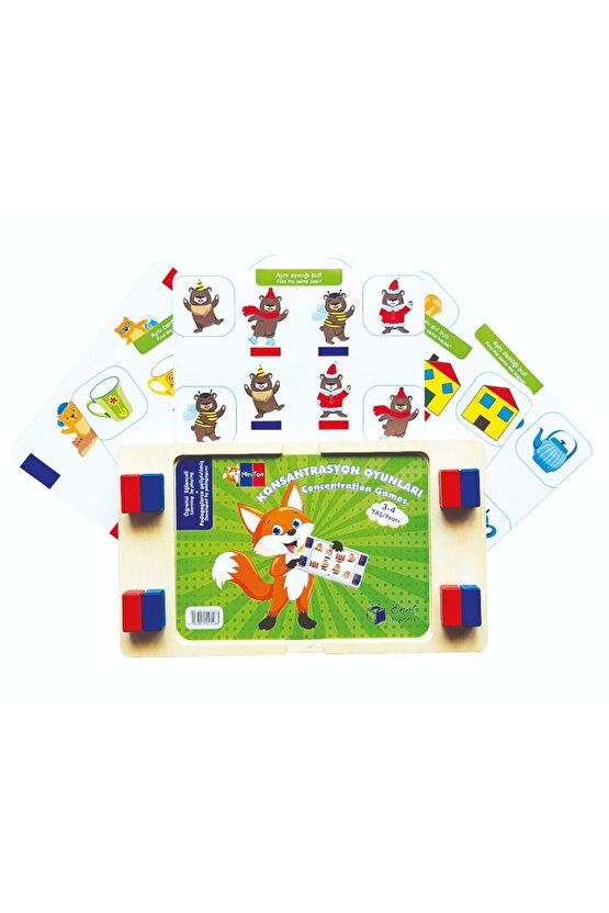 Minifox 3-4 Yaş Dikkat Ve Algı Geliştirme Seti