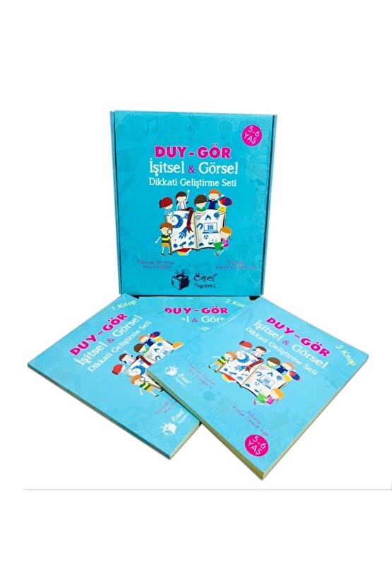 Duy-gör Işitsel-görsel Dikkat 5-6 Yaş Çocuk Eğitim Aktivite Etkinlik Seti 360 Sayfa-174 Etkinlik