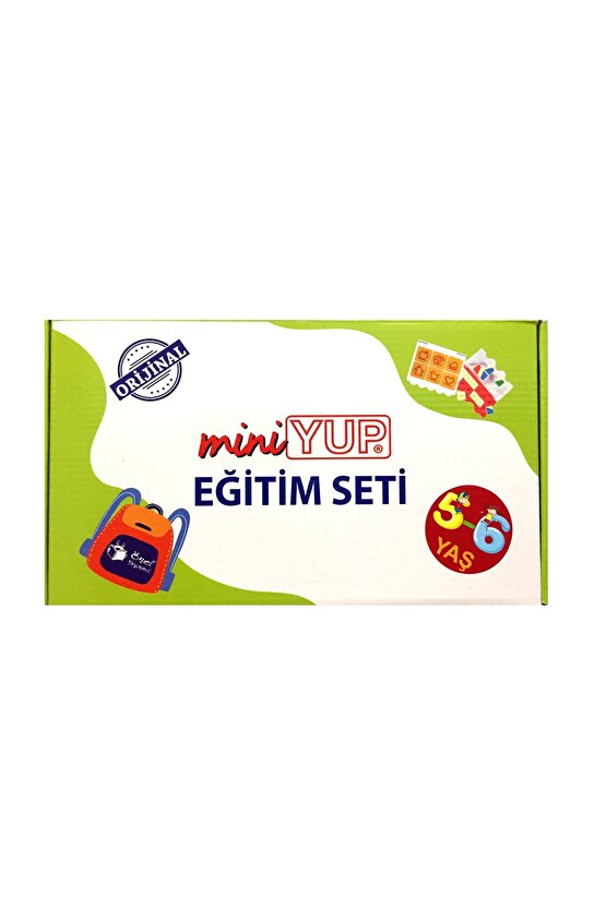 Miniyup - 5-6 Yaş Okula Hazırlık Eğitim Seti (8 KİTAP 4 KİTAP HEDİYE 1 ORİJİNAL KONTROL KUTUSU)