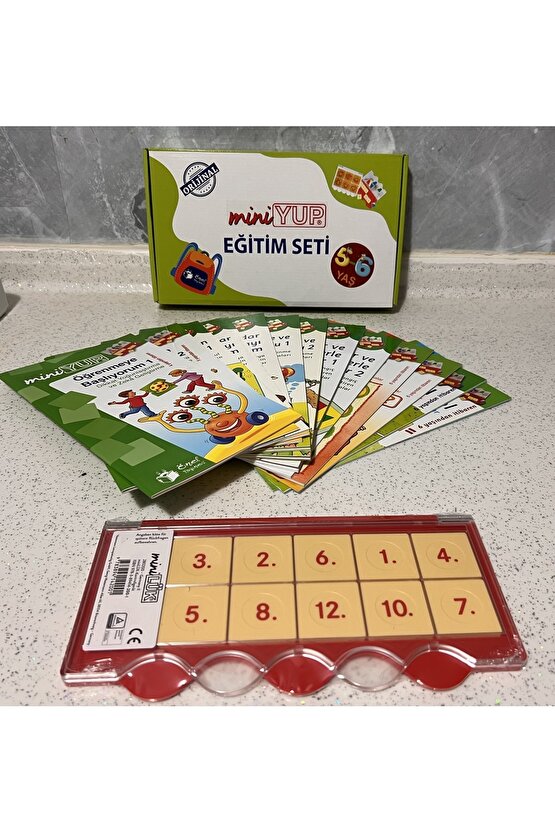 Miniyup - 5-6 Yaş Okula Hazırlık Eğitim Seti (8 KİTAP 4 KİTAP HEDİYE 1 ORİJİNAL KONTROL KUTUSU)