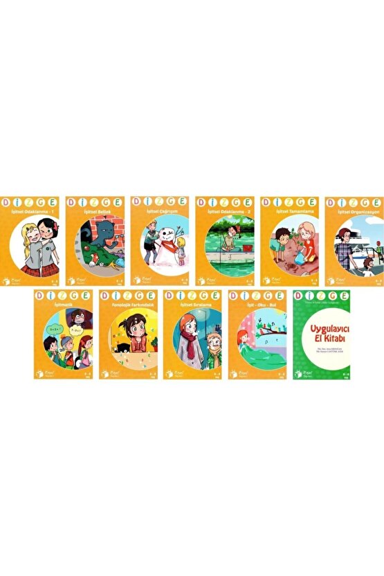 Dizge 7-8 Yaş Işitsel Zeka Geliştirme Seti Kontrol tablosu dahil değildir- Sadece Kitaplar)