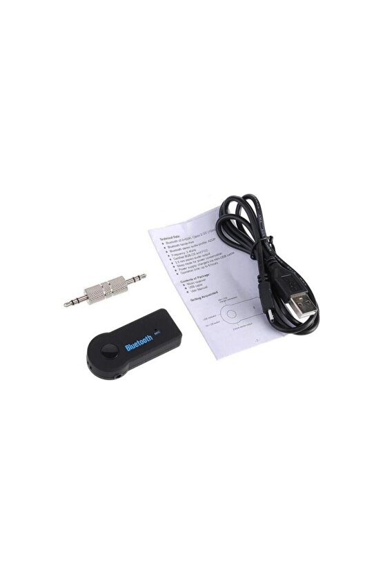 BT-350 Mikrofonlu Aux Çıkışlı Araç Bluetooth Kiti