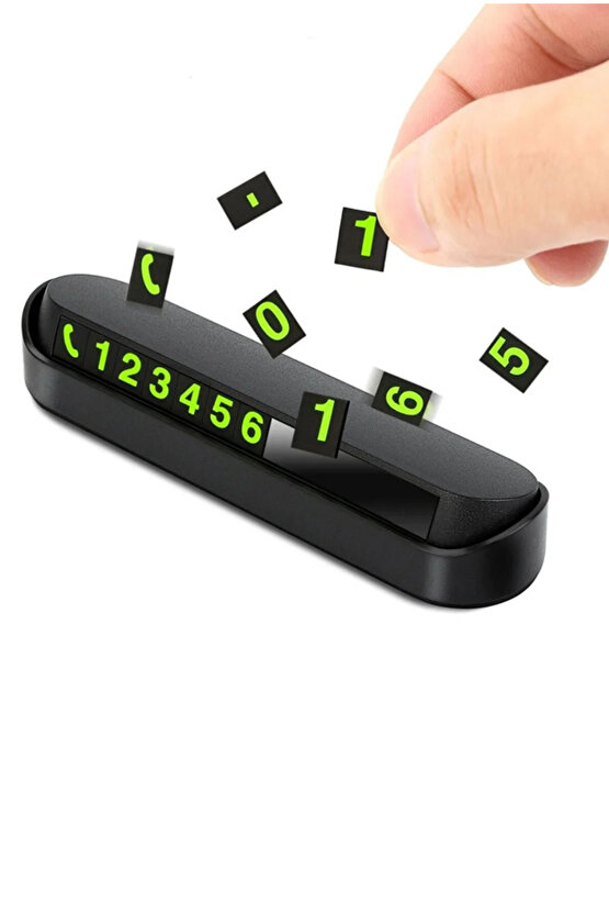 QASUL Oto Parkmatik Numaratik Tüm Arabalara Uygun Cam Önü Telefon Numarası