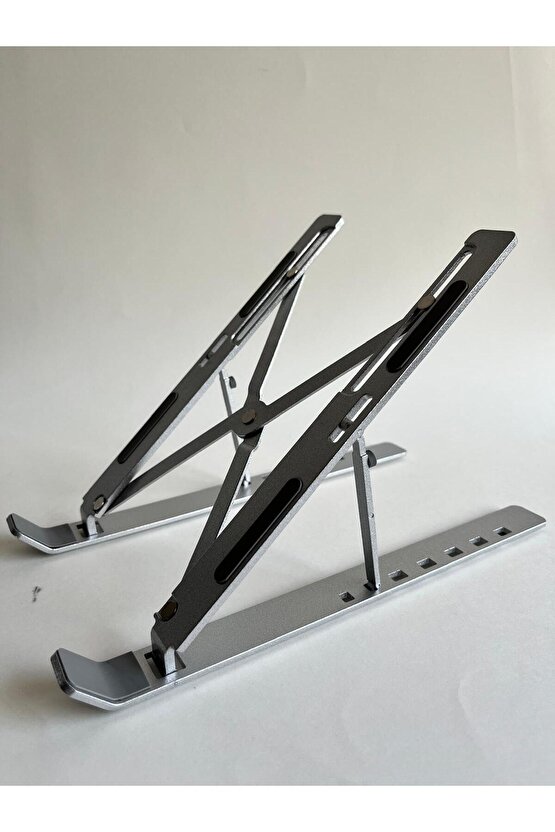 ALÜMİNYUM ALAŞIM DESTEKLİ KATLANABİLİR LAPTOP DİZÜSTÜ BİLGİSAYAR STAND TUTUCU