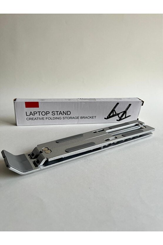 ALÜMİNYUM ALAŞIM DESTEKLİ KATLANABİLİR LAPTOP DİZÜSTÜ BİLGİSAYAR STAND TUTUCU
