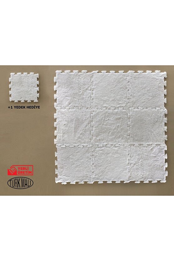 Ses ve Isı Yalıtımlı Tokyo Peluş Yapboz Halı | 9 + 1 Adet | 1 M2 | Puzzle Halı
