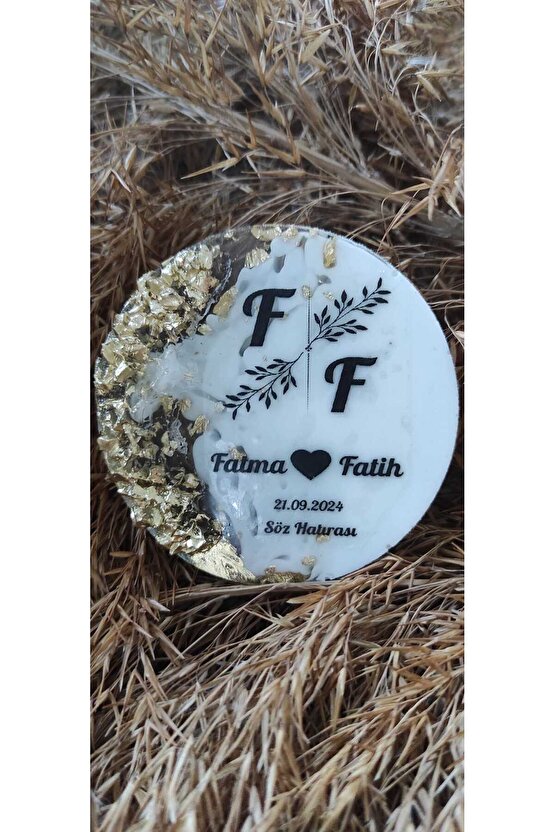 En Hayal Atölyem Epoksi Hediyelik Magnet 20li Özel Tasarım Söz-nişan-nikah-kına-mevlüt-mezuniyet