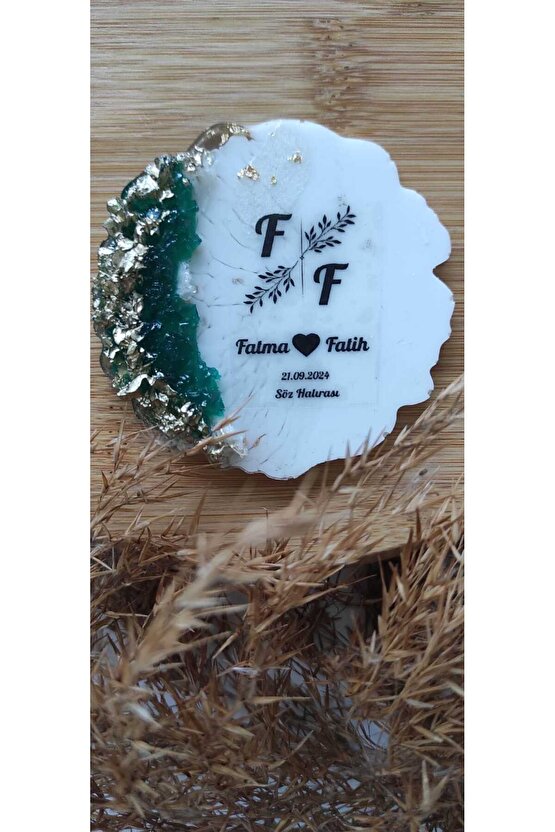 En Hayal Atölyem Epoksi Hediyelik Magnet 20li Özel Tasarım Söz-nişan-nikah-kına-mevlüt-mezuniyet