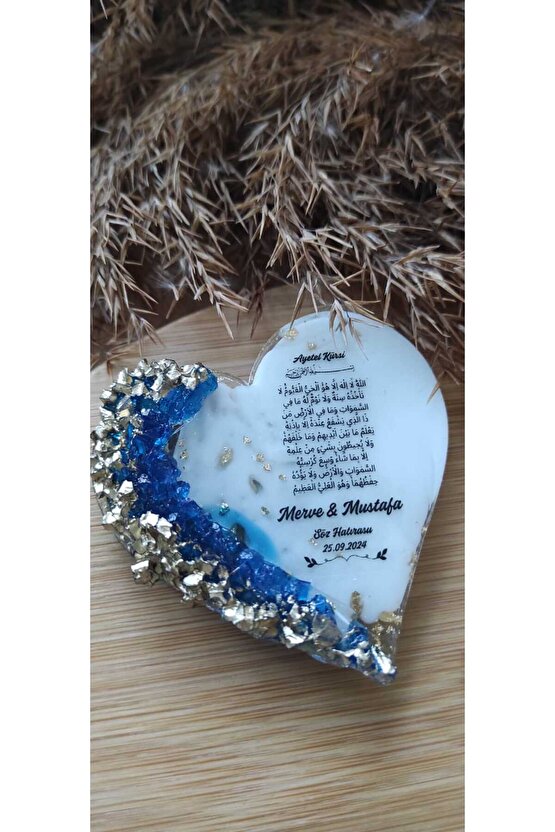 En Hayal Atölyem Epoksi Magnet 20 Adet Özel Tasarım Ayet-el Kürsi Söz-nişan-nikah-mevlüt