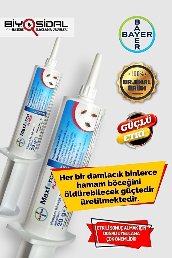 Maxforce Platin Hamamböceği Jeli 20gr ( 2027 )