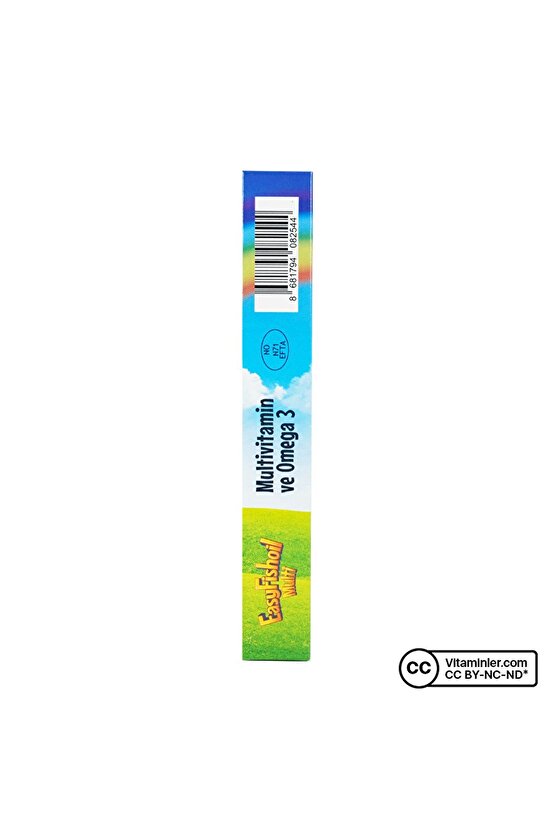 Easyfishoil Multi Omega 3 30 Çiğnenebilir Form Karışık Meyve