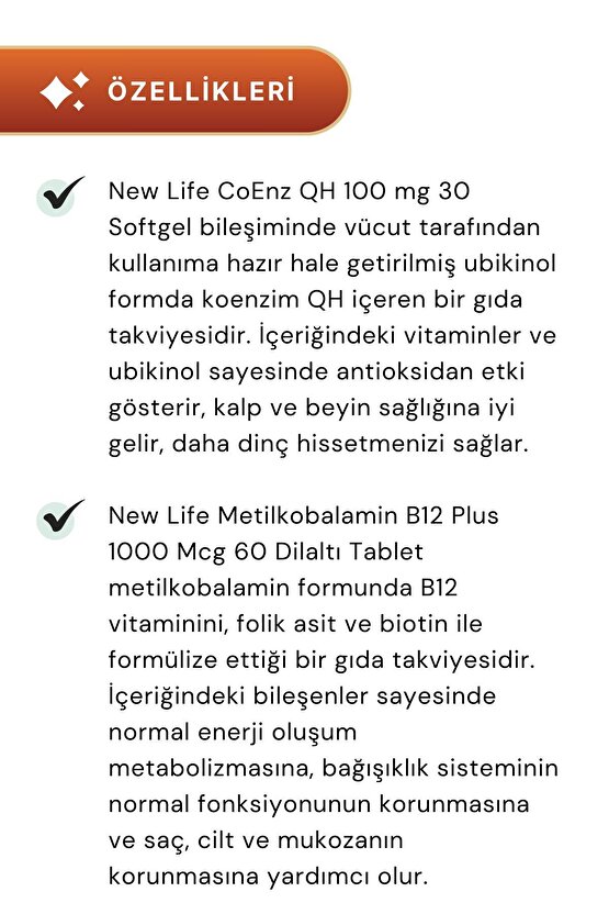 B12 Plus 60 Tablet & Coenz Qh 30 Softgel