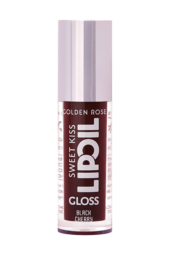 Sweet Kiss Lip Oil Gloss No:08 Dudak Parlatıcı Yağ Kiraz, Gül & Jojoba Yağlı 4,7 ml