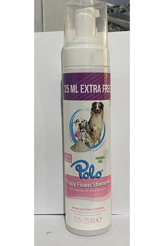 KEDİ KÖPEK DURULANMAYAN KÖPÜK ŞAMPUAN 225+25 ML