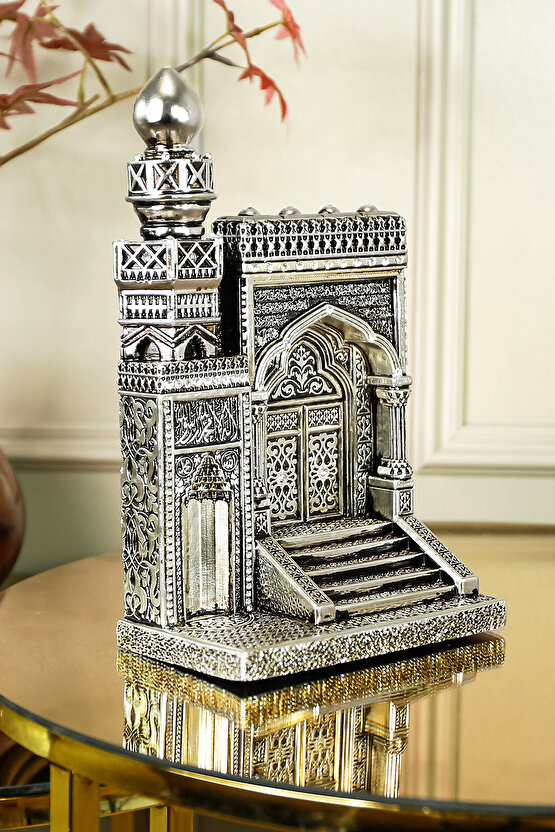 YENİ EV OFİS HEDİYESİ LÜKS DEKORATİF DİNİ İSLAMİ ARMAĞAN MİHRAP MİNBER SÜS OBJE