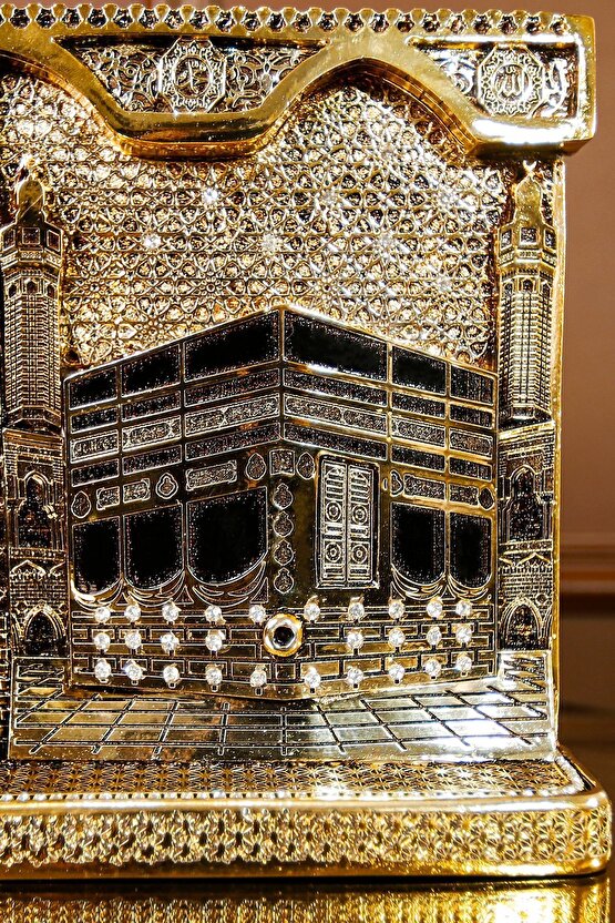 KABE VE MESCİDİ NEBEVİ KOMPOZİSYON DİNİ İSLAMİ BİBLO AKSESUAR HEDİYELİK DEKORATİF OBJE SÜS
