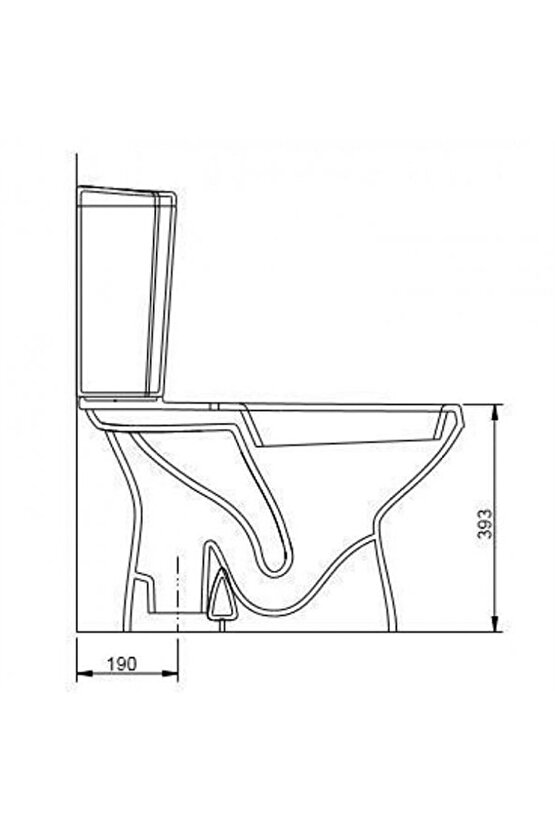 Natura Arkadan Çıkışlı Klozet Takım