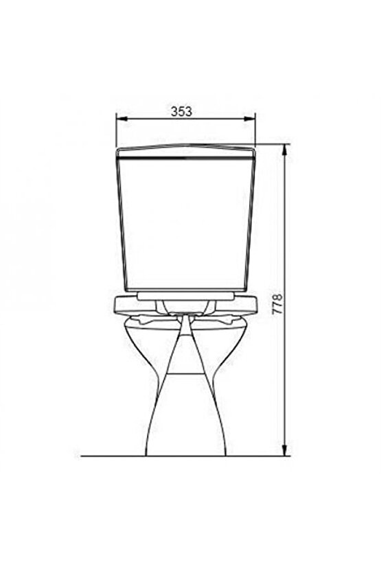 Natura Arkadan Çıkışlı Klozet Takım