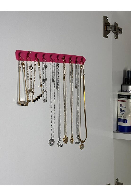 Takı Kanca Rayı Organizer Askılık 10 Bölmeli Askılık