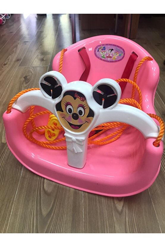 Bebek Salıncağı Çocuk Salıncağı Ipli Salıncak Rüzgar Gülü Emniyet Kemerli Salıncak