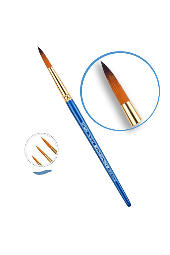 Sentetik Sulu Boya Fırçası No:12