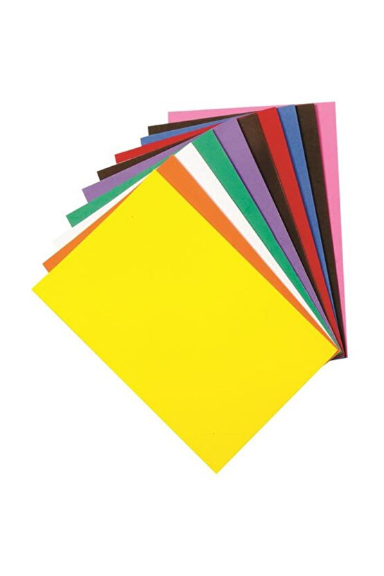 Eva Kağıdı (Süngeri) 20x30 10 Renk Hobi Leke Bırakmaz