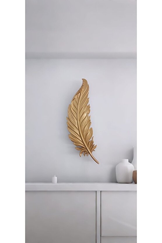 Tüy Aplik Led’li Pilli, Dekoratif Amaçlı Aydınlatma Süsü , 60 cm x 18 cm