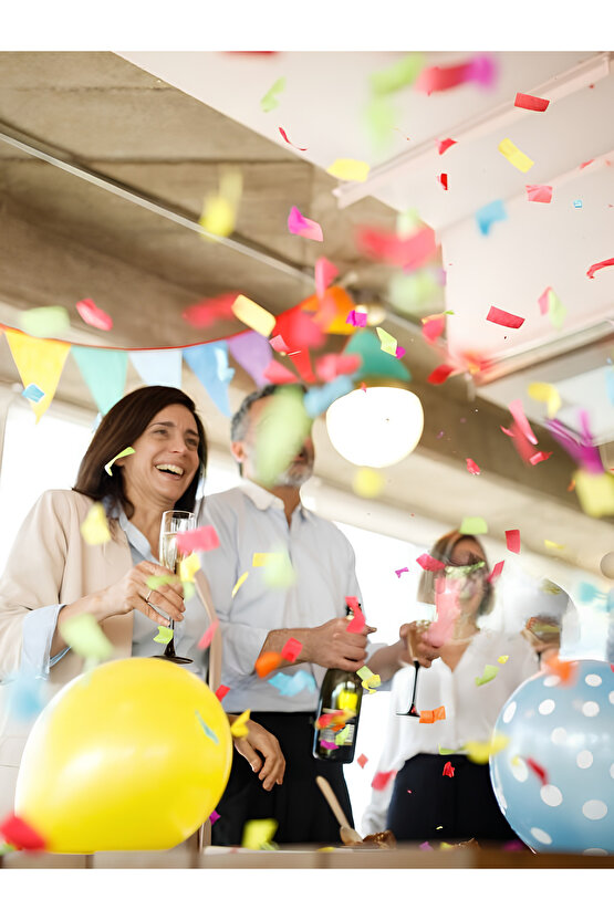 Renkli Konfeti  Kına Gecesi, Parti, Düğün, Nikah, Nişan, Doğum Günü, Özel Günler İçin