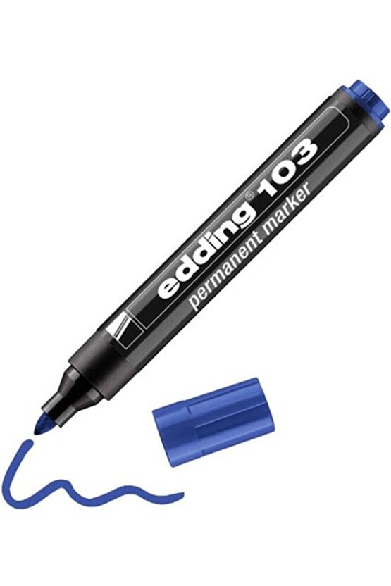 Markör Permanent Mavi 103 10lu Paket
