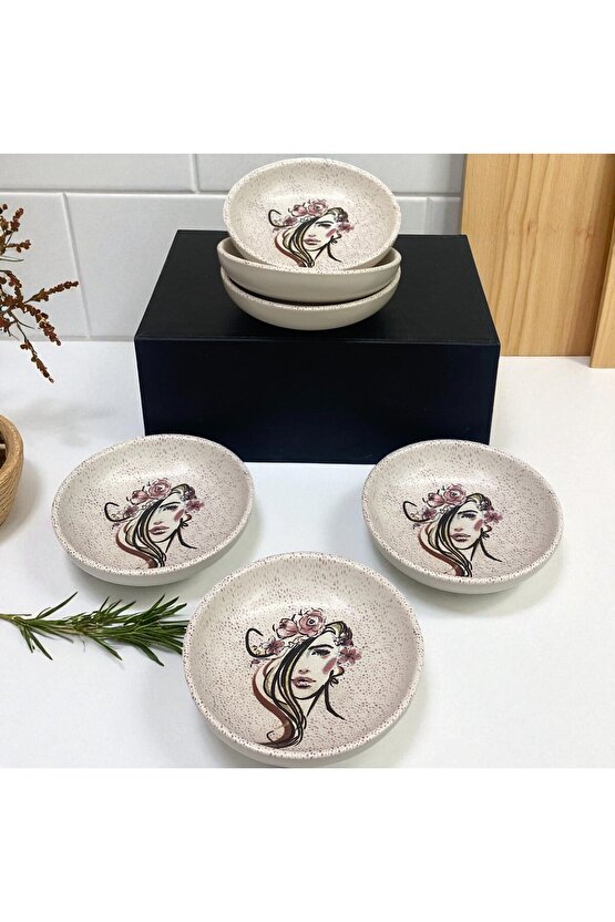 Beauty 13cm Kahvaltılık  Çerezlik 6 Adet Çeyizlik