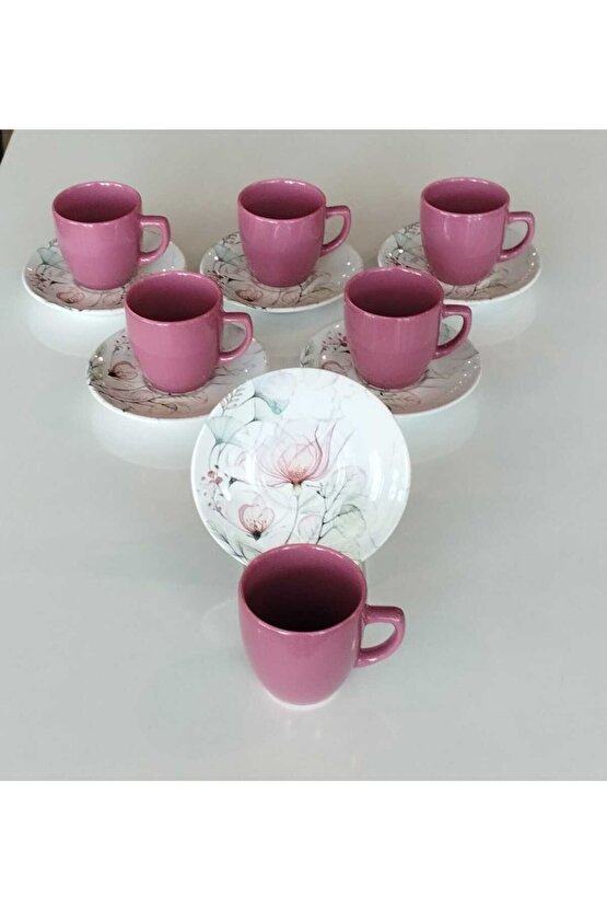 12 PARÇA 6 KİŞİLİK KAHVE FİNCAN TAKIMI