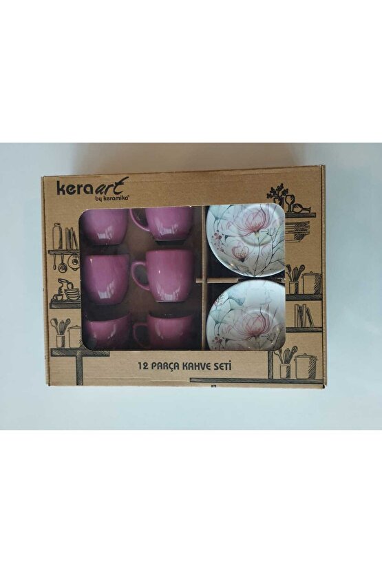 12 PARÇA 6 KİŞİLİK KAHVE FİNCAN TAKIMI