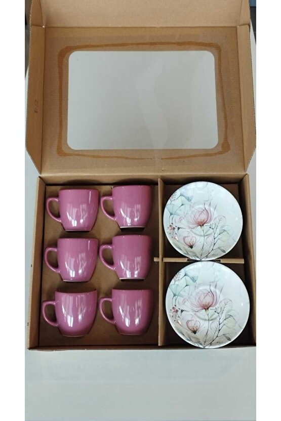 12 PARÇA 6 KİŞİLİK KAHVE FİNCAN TAKIMI