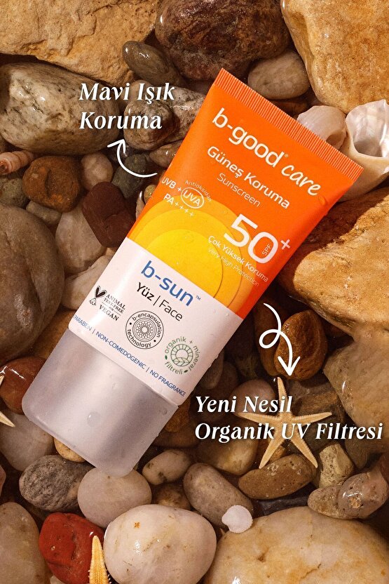 Yetişkin Güneş Kremi Spf 50 Yüz Için 50 ml