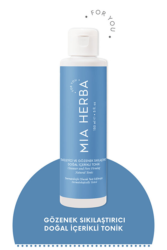 Temizleyici ve Gözenek Sıkılaştırıcı Doğal İçerikli Tonik 150ml