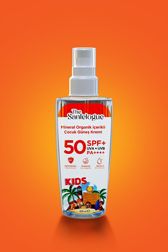 Organik Güneş Kremi Kids Spf50+ 200 Ml