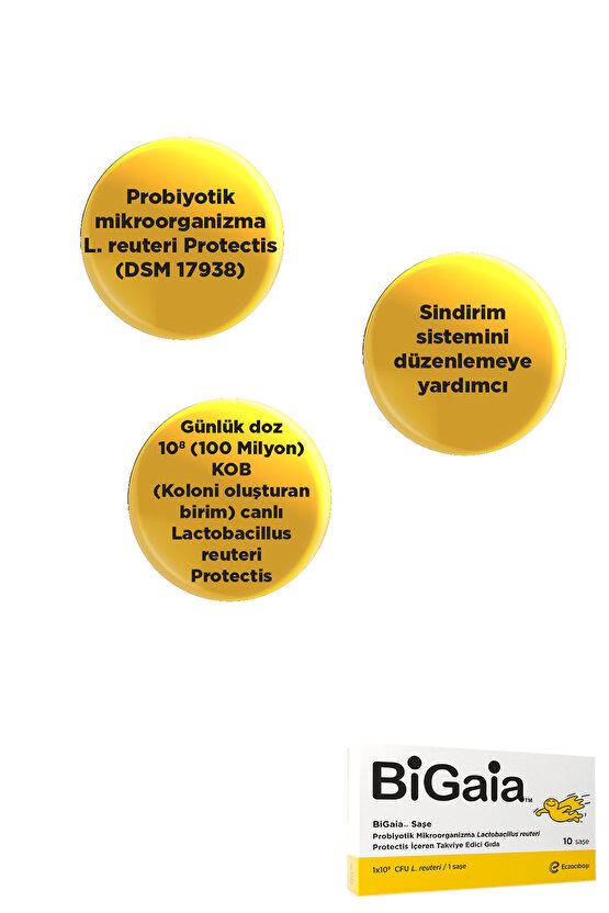 Probiyotik 10’lu Saşe - Sindirim Sistemi&Bağışıklık&Bağırsak Desteği