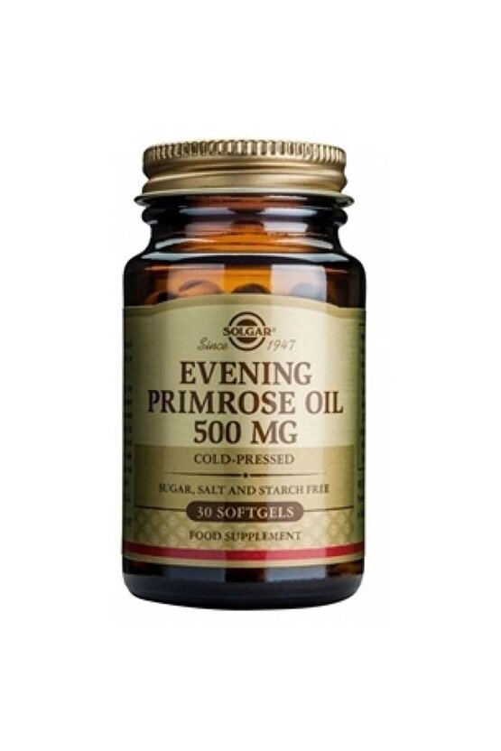 Evening Primrose Oil 500mg 30 SoftGel Kapsül